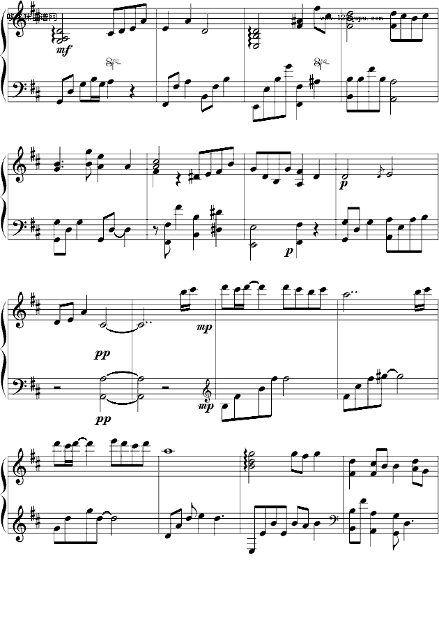 Nicols Piano 涙のテーマ(最终稿)-Gundam Seed钢琴曲谱（图2）