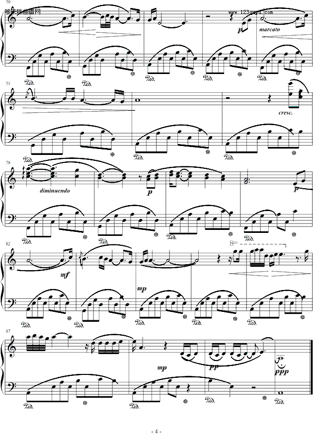 For the love of the princess-BNZ钢琴曲谱（图4）