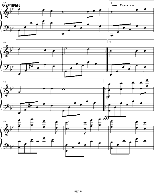冬季之悲曲-大头Grace钢琴曲谱（图4）