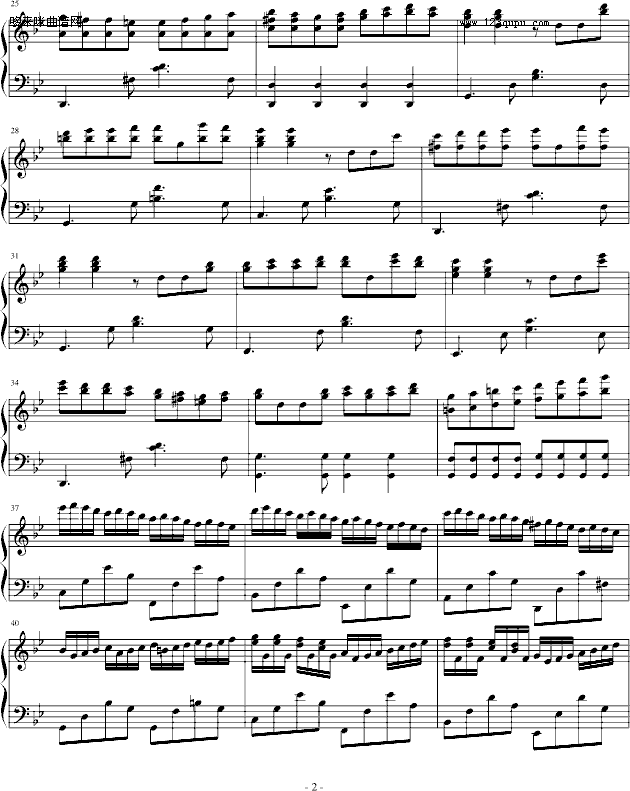 G小调钢琴曲(给0527)-每一天钢琴曲谱（图2）