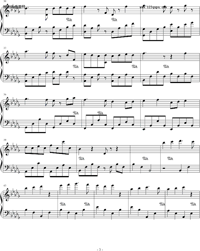 从前......(1)-诗钢琴曲谱（图3）