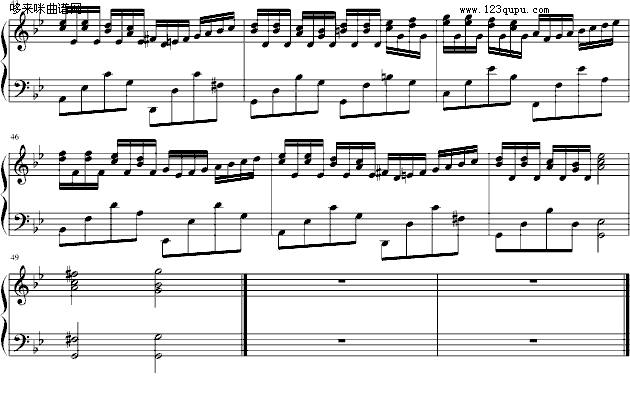G小调钢琴曲(给0527)-每一天钢琴曲谱（图3）