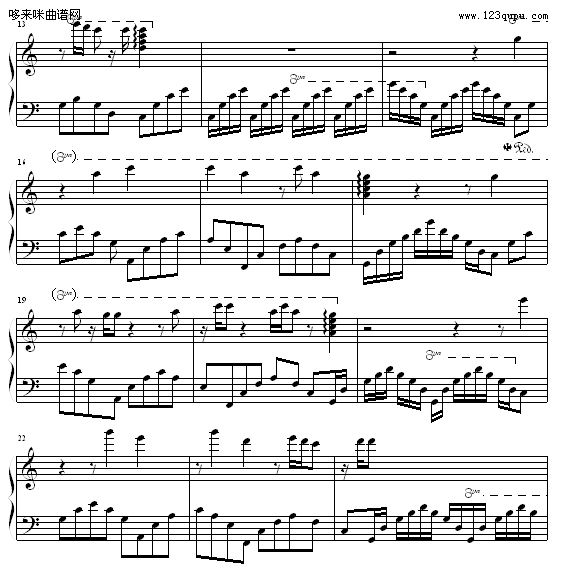 爱的旋律-维维钢琴曲谱（图2）