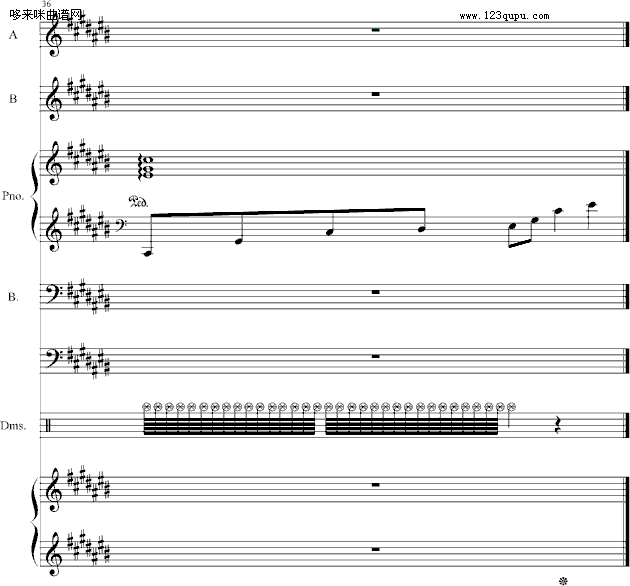 日记的一页-哈迪钢琴曲谱（图12）