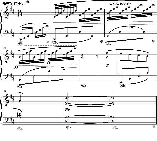 同窗曲-冯明东钢琴曲谱（图5）
