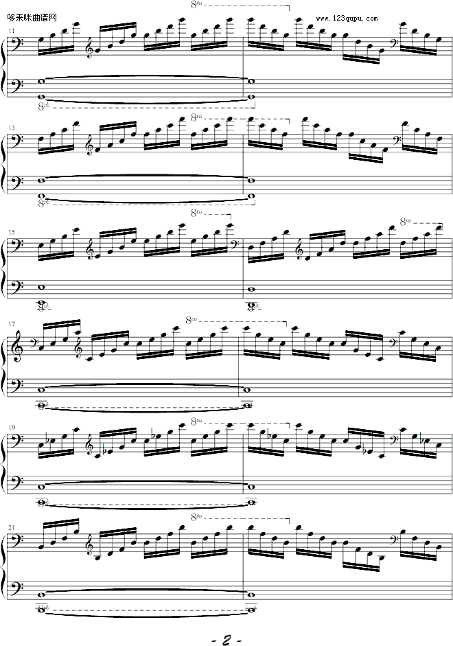 前奏曲-1993225钢琴曲谱（图2）