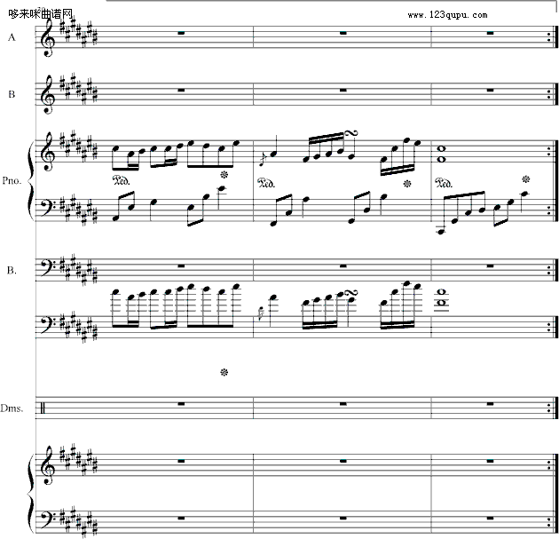 日记的一页-哈迪钢琴曲谱（图10）