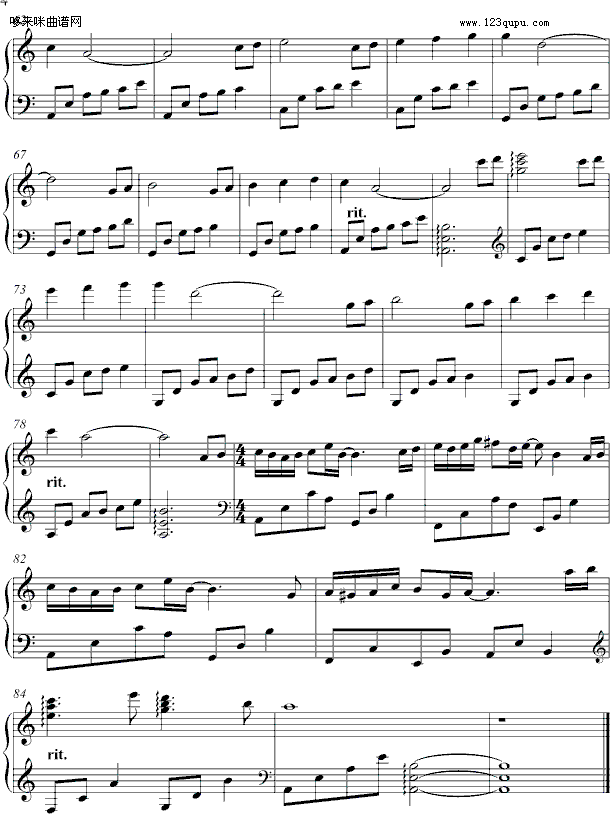 Distance-xs0713钢琴曲谱（图4）