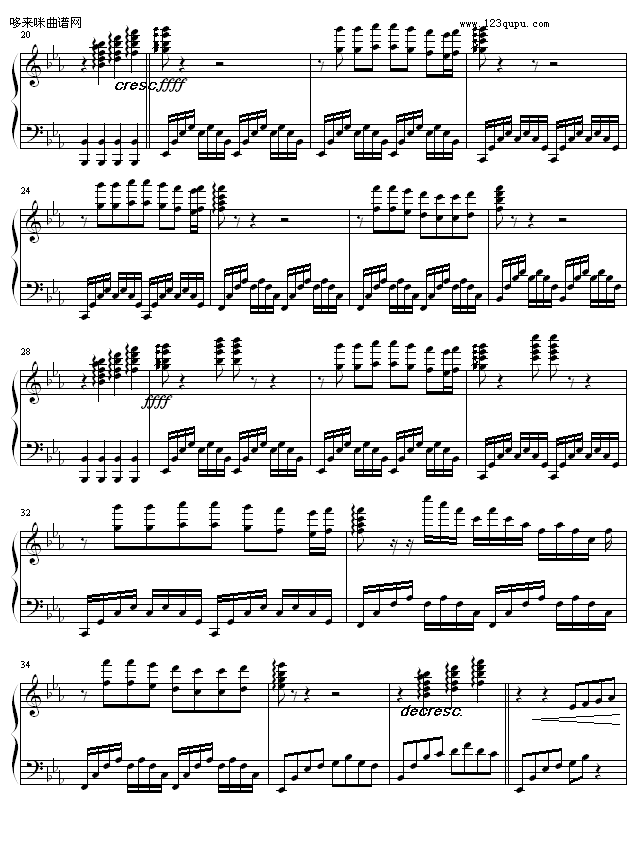 雨过天晴-心兰钢琴曲谱（图2）