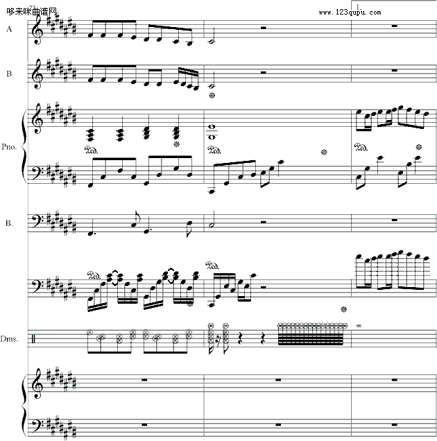 日记的一页-哈迪钢琴曲谱（图9）