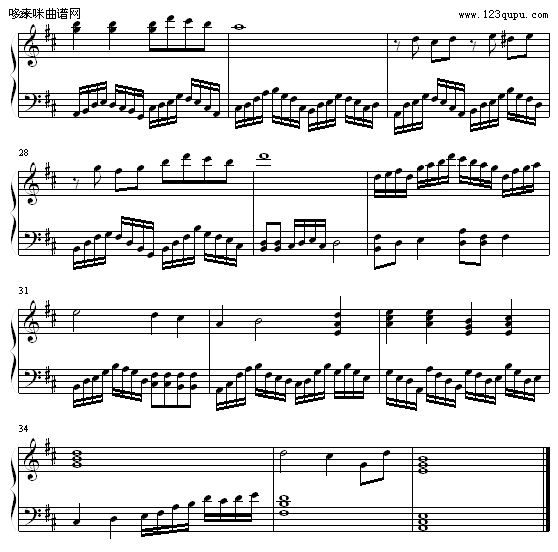 如果快乐-啊西钢琴曲谱（图3）