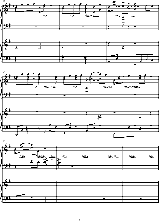 风船-辰漠汐钢琴曲谱（图3）