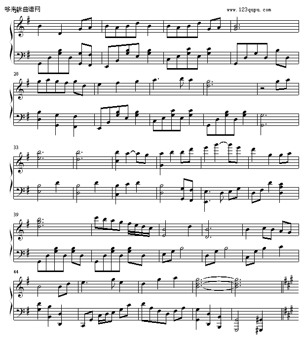 给你的歌-夜猫儿钢琴曲谱（图2）