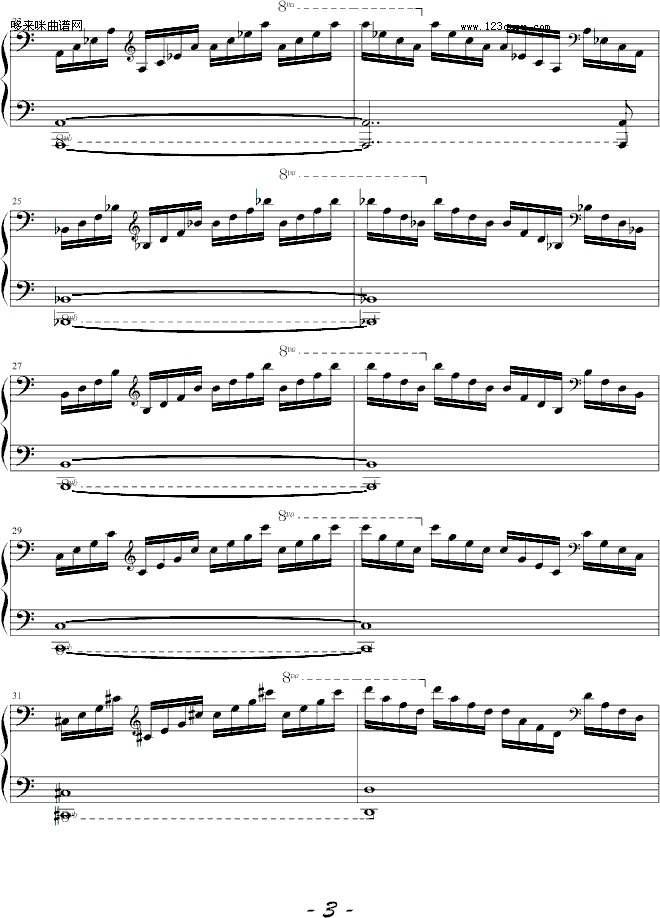 前奏曲-1993225钢琴曲谱（图3）