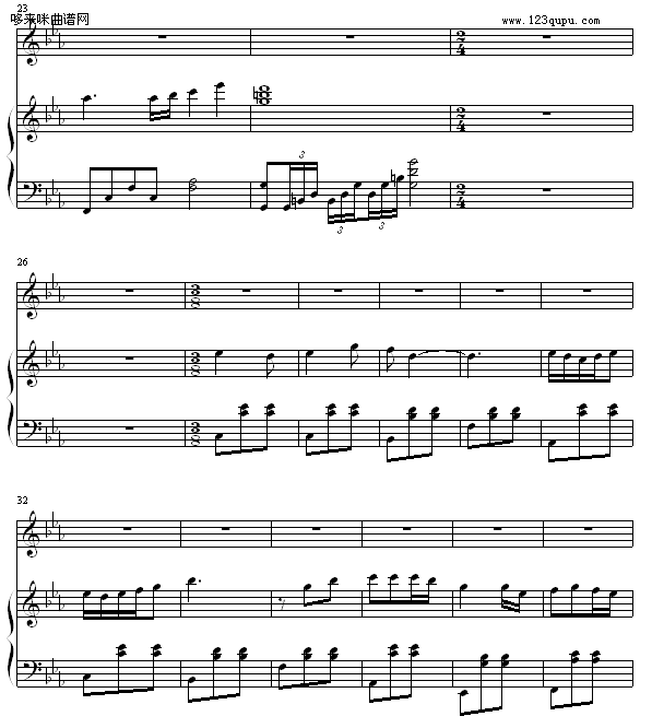 Sorrow-夜猫儿钢琴曲谱（图5）
