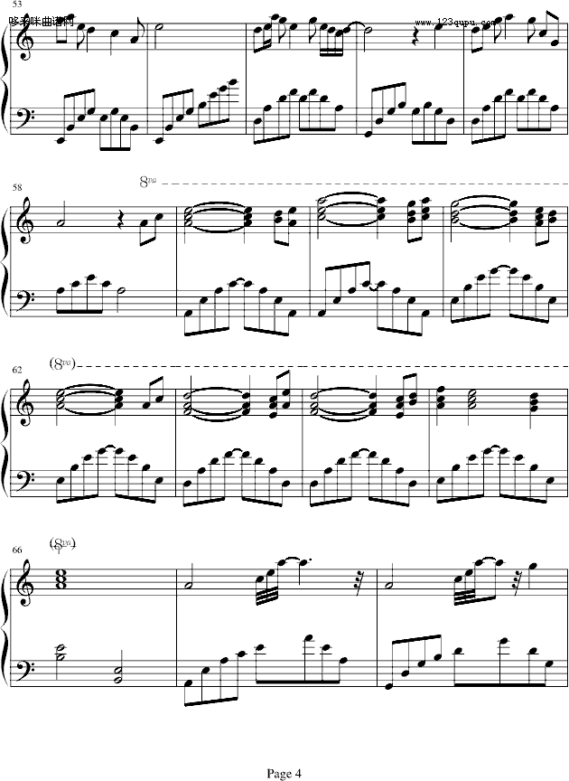 凤霸天下-凤鸣钢琴曲谱（图4）