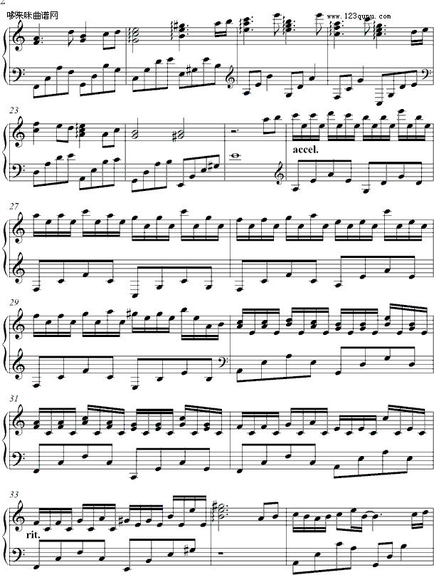 Distance-xs0713钢琴曲谱（图2）