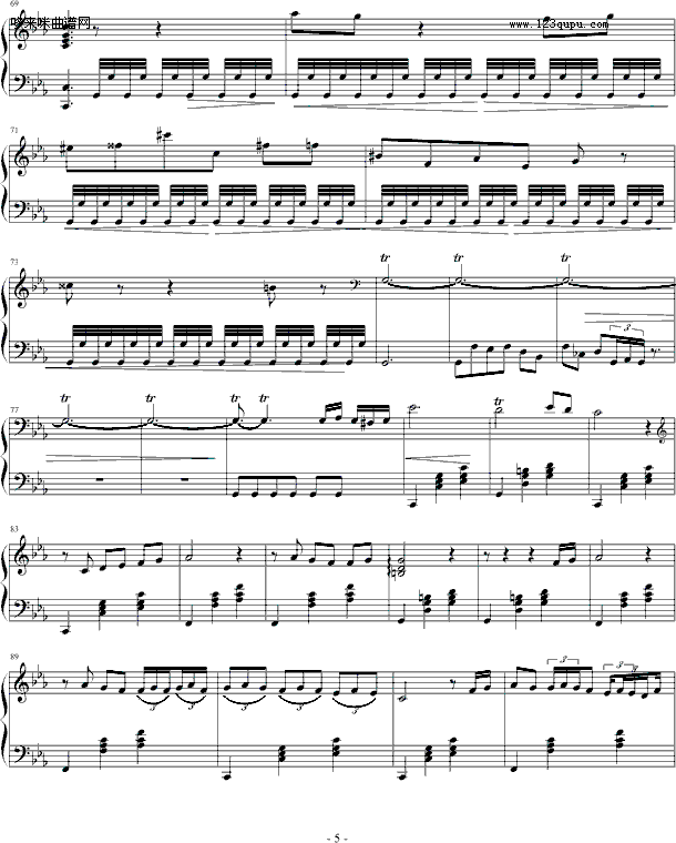 日记-心兰钢琴曲谱（图5）