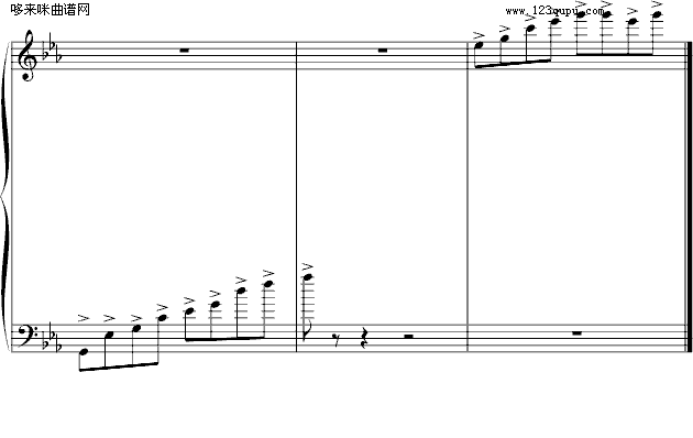 有你相伴-东东雨钢琴曲谱（图4）