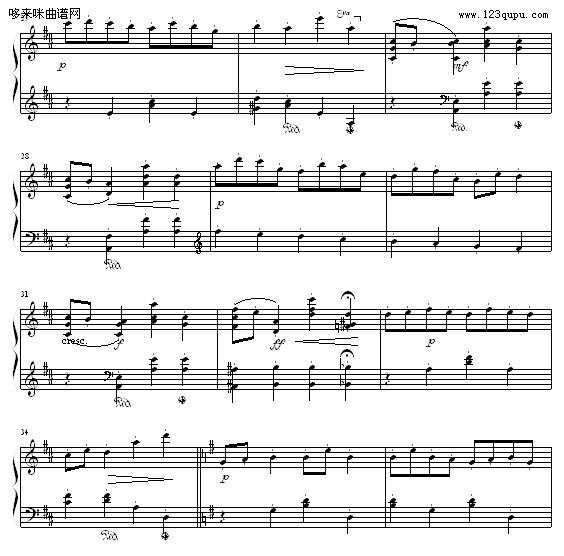 秘密-维维钢琴曲谱（图3）