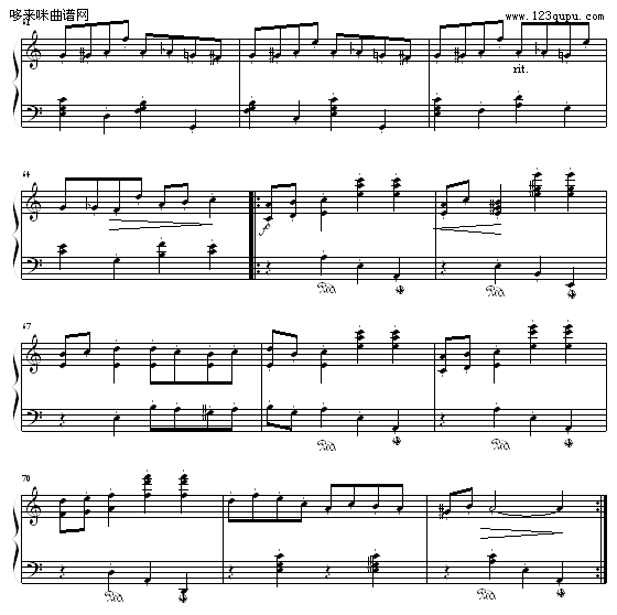 秘密-维维钢琴曲谱（图6）