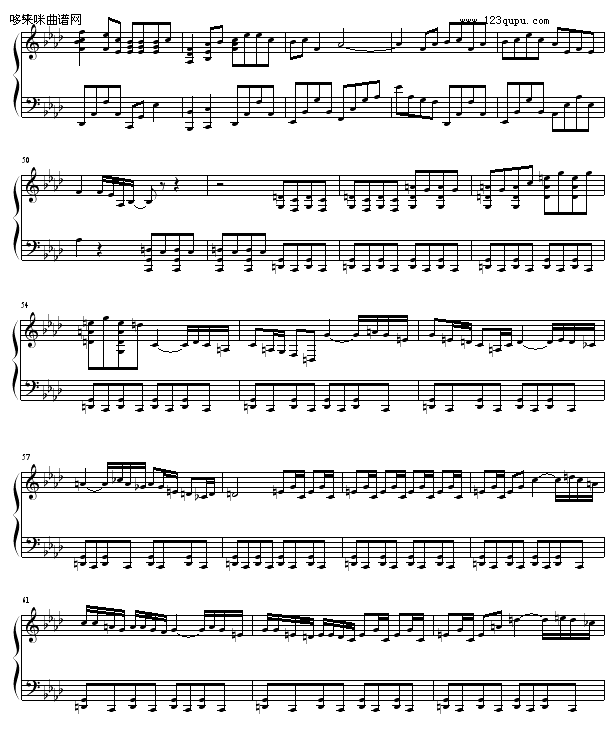 Asian Dream Song-久石让钢琴曲谱（图3）