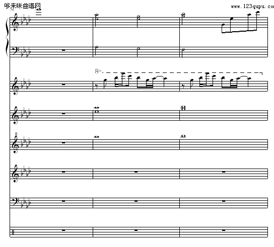 消逝的和弦（全谱）-OK贴钢琴曲谱（图30）