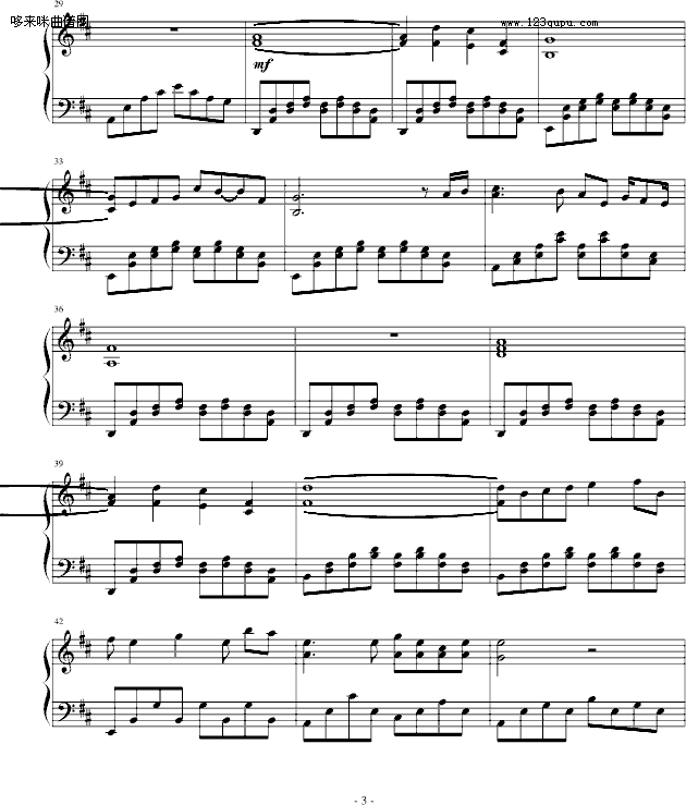 黄昏-Enjoythemusic钢琴曲谱（图3）
