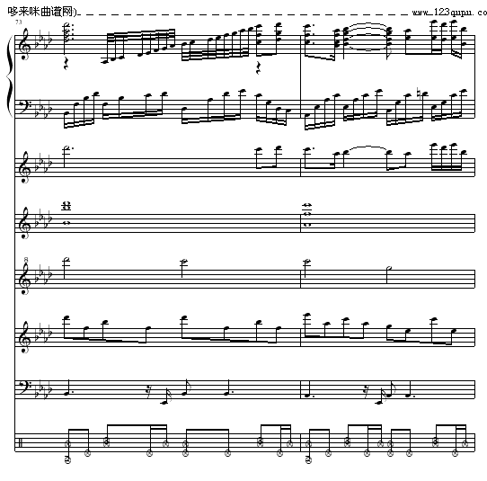 消逝的和弦（全谱）-OK贴钢琴曲谱（图27）