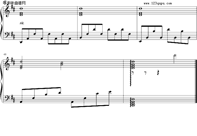 黄昏-Enjoythemusic钢琴曲谱（图4）