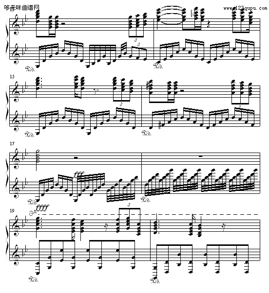 月光下的回忆-落翼之羽钢琴曲谱（图2）