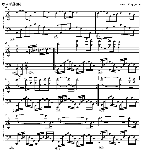钢琴·恋人-王子军—艺钢琴曲谱（图3）