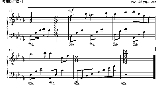 冬的迷茫-兰田日暖钢琴曲谱（图6）