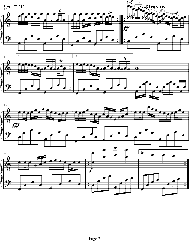 春季之乐曲-大头Grace钢琴曲谱（图2）