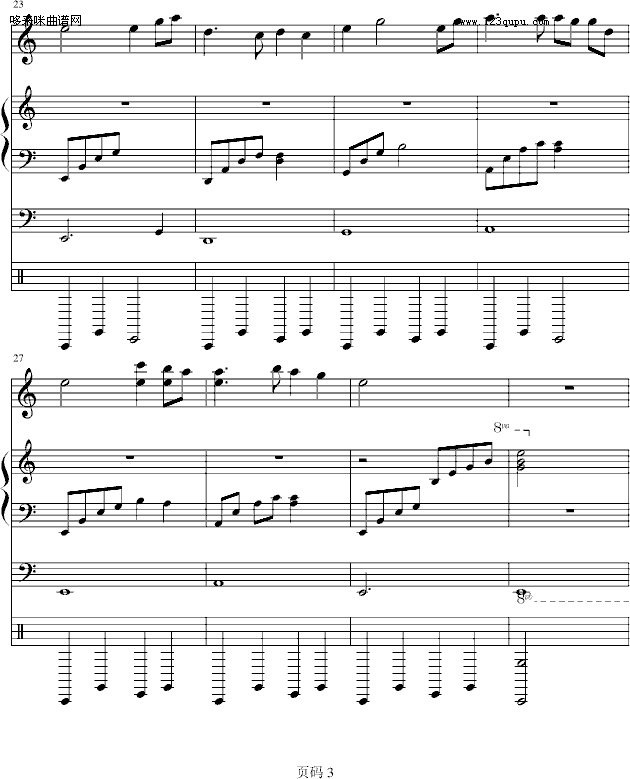 布列瑟农-马修连恩钢琴曲谱（图3）