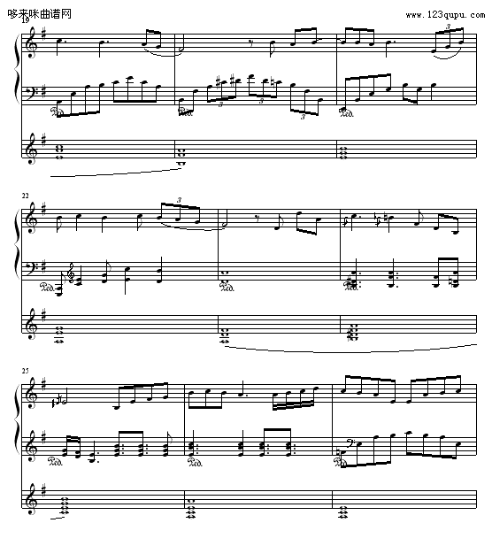 断缘-追梦人钢琴曲谱（图3）