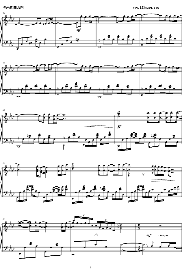 Magic Boulevard-Francois Feldman钢琴曲谱（图3）