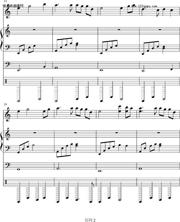 布列瑟农-马修连恩钢琴曲谱（图2）
