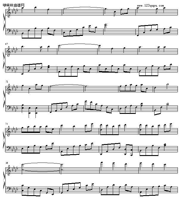 没有你的日子-夜猫儿钢琴曲谱（图2）