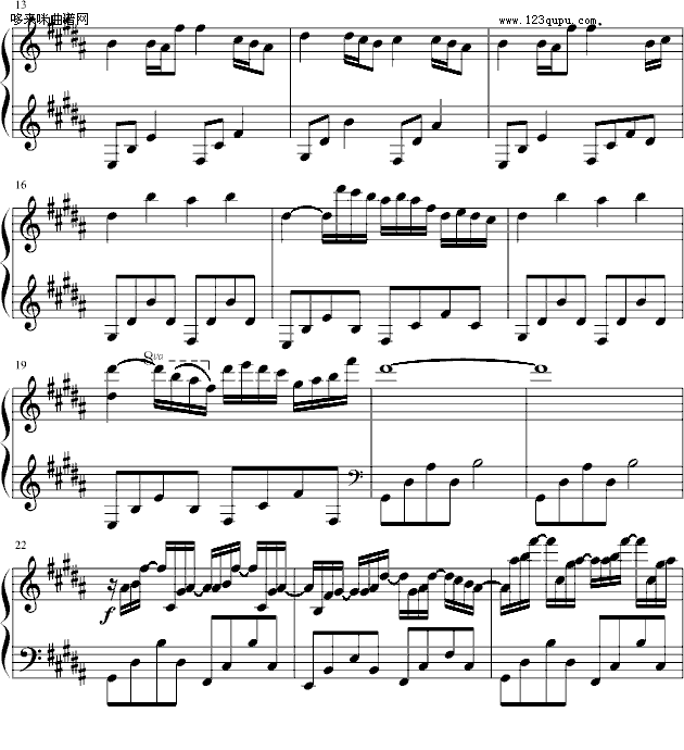 泪的编织-心の瑶琴钢琴曲谱（图2）
