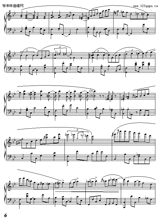 芒椰奶西-.學會︷放棄.钢琴曲谱（图6）