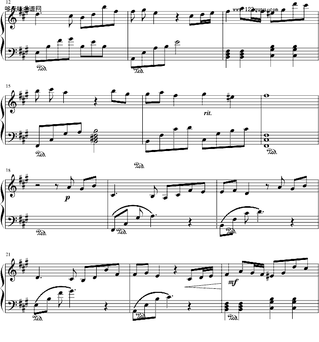 巴黎在下雨-prisca钢琴曲谱（图2）