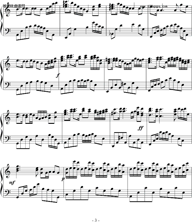 梦雨-乐侠钢琴曲谱（图3）