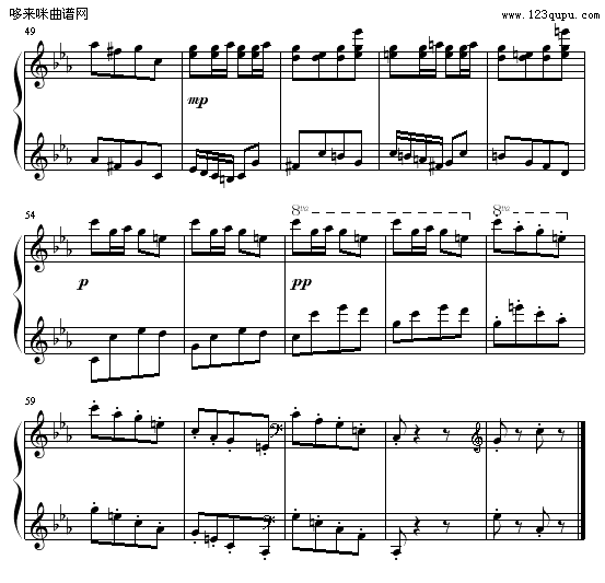 蚂蚁-谐虐曲No.2-Hamlet钢琴曲谱（图4）