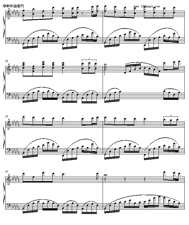 勿忘我-緋村剑心钢琴曲谱（图6）