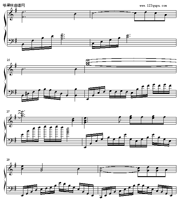 生命的秘密-夜猫儿钢琴曲谱（图3）