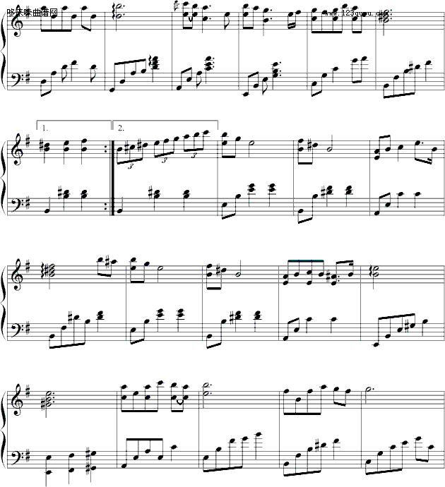 痕迹-疯乐人钢琴曲谱（图2）