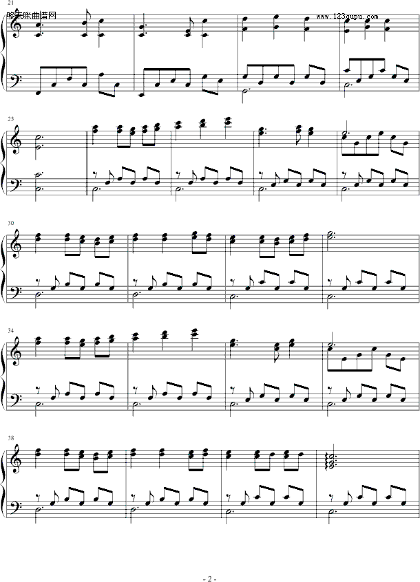 张羽辰作品op.1-龙斯明钢琴曲谱（图2）