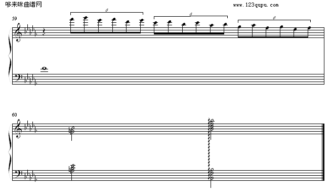 勿忘我-緋村剑心钢琴曲谱（图3）