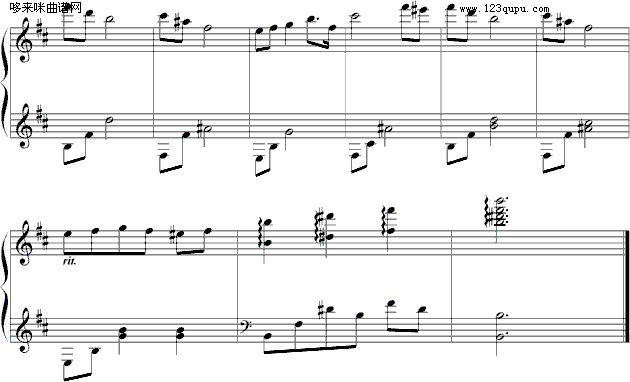痕迹-疯乐人钢琴曲谱（图4）